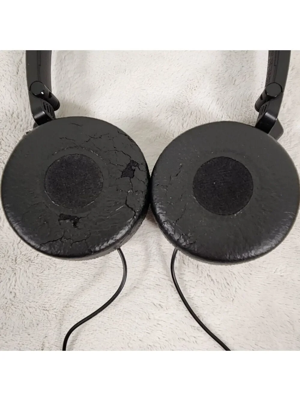 Sony Noise Cancelling Headphones Black MDR-NC7 Black Folding Corded Adjustable